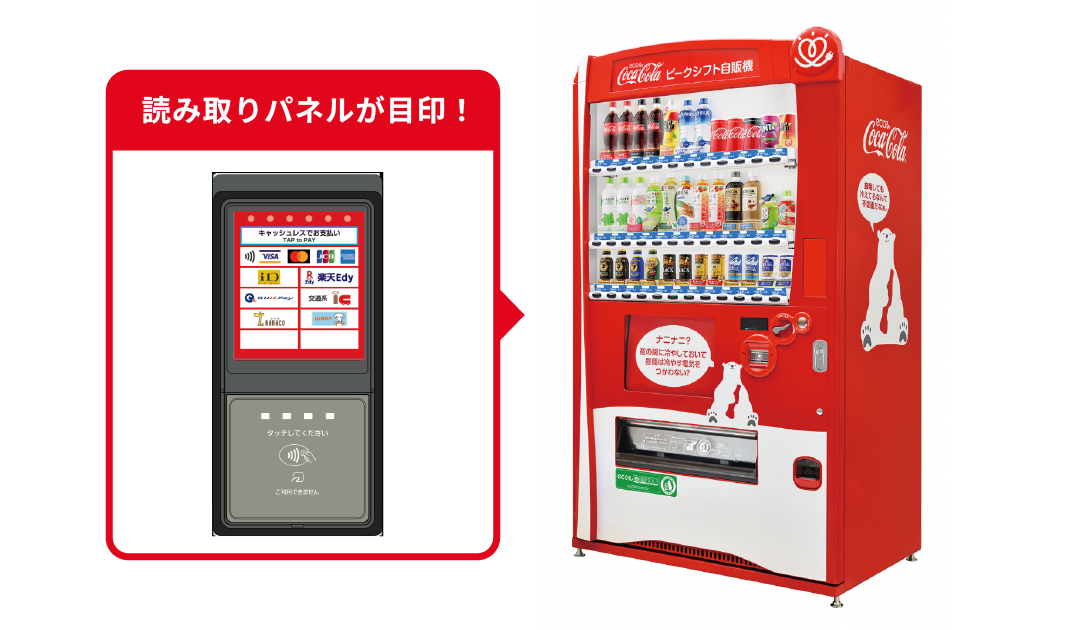 マルチマネー対応自動販売機